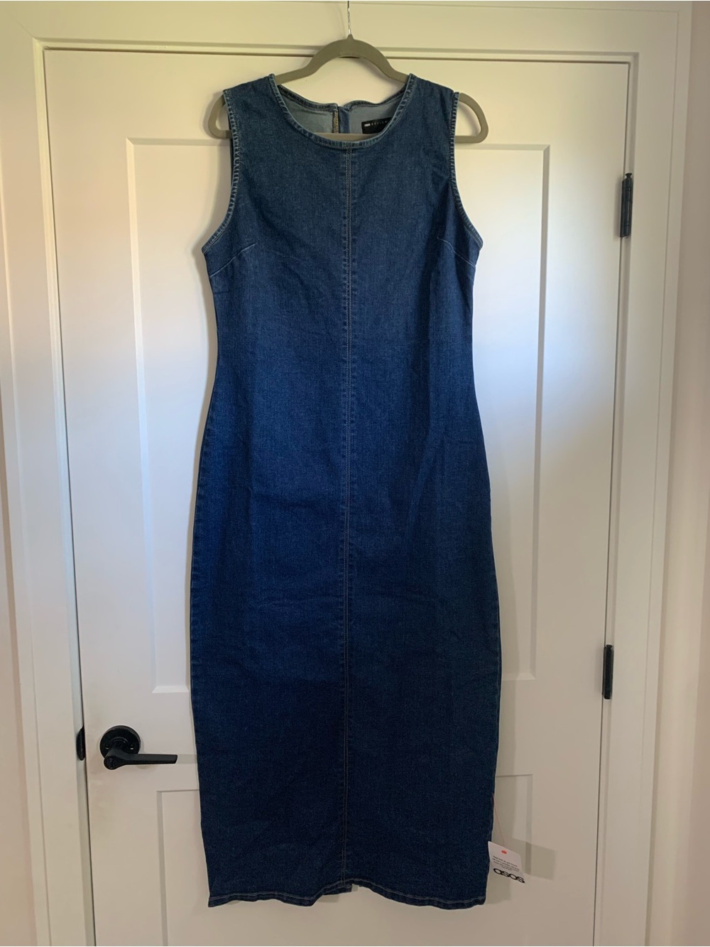 ASOS Sleeveless Denim Midi Dress- Sizes 10, 12 available